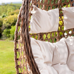 Beauchamp Swinging Double Garden Seat - Cream - thumbnail 3