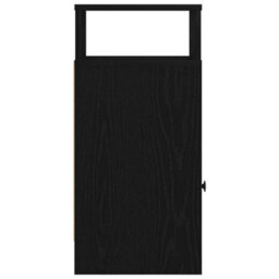 Berkfield Bedside Cabinet With Drawer Black 25X31X66 Cm - thumbnail 6