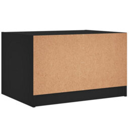 Berkfield Coffee Table With Glass Doors Black 68X50X42 Cm - thumbnail 8