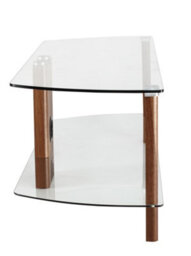 Alphason Century Tv-Stand Walnut Look/glass, 1500mm - thumbnail 2