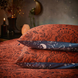 Furn. Witchy Vibes Celestial Reversible Duvet Cover Set, Double, Orange - thumbnail 2