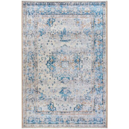 The Rugs Villeroy & Boch 1767 Indoor Outdoor Rug - Flat Woven Durable Polyester In Blue - thumbnail 1