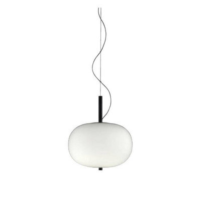 Luminosa Lighting Luminosa Ilargi Led Globe Ceiling Pendant Dark Ash Matt White Phase Cut Dimming 24Cm 800Lm 2700K