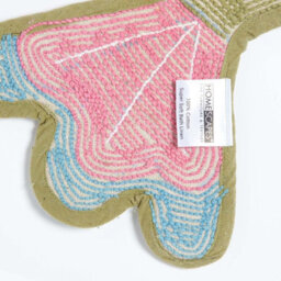 Homescapes Cotton Tufted Green Bird Kids Rug - thumbnail 5