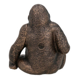 AB Tools Gorilla Ornament Statue Sculpture Cast Iron Home Decor Animal Jungle Monkey - thumbnail 7