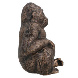 AB Tools Gorilla Ornament Statue Sculpture Cast Iron Home Decor Animal Jungle Monkey - thumbnail 5