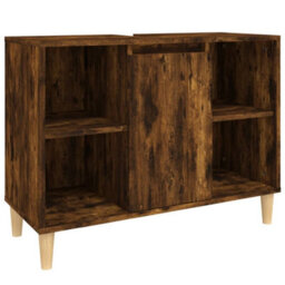 Walplus Sink Cabinet Smoked Oak 80X33X60 Cm Engineered Wood - thumbnail 2