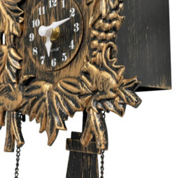 Walplus Brown Vintage Cuckoo Wall Clock - Swinging Pendulum, And Classic Design Wall Clock For Bedroom, Livingroom And Kitchen - thumbnail 5