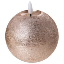 Beliani Set Of 3 Led Candles Ambrosia 11 Cm Gold - thumbnail 5