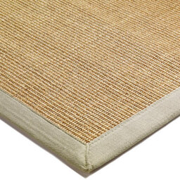 Beige Natural Modern Plain Easy To Clean Bordered Plain Rug For Dining Room Bedroom And Living Room-200Cm X 300Cm - thumbnail 2