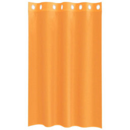 Berkfield Voile Curtains With Grommets 2 Pcs Orange 140X175 Cm - thumbnail 4