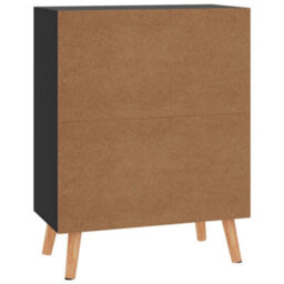 Berkfield Sideboard High Gloss Black 60X30X72 Cm Engineered Wood - thumbnail 6