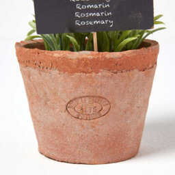 Homescapes Artificial Green Handcrafted Rosemary Plant In Decorative Pot, 18 X 10 Cm - thumbnail 3