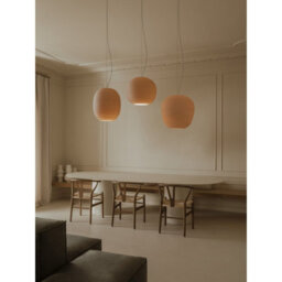 Luminosa Lighting Luminosa Tierra 47Cm Dome Pendant Ceiling Light Natural - thumbnail 4