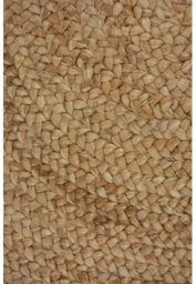 Melrose Modern Style Rugs Relay Natural Round Jute Hardwearing Durable Indoor Circular Style Area Living Room 10mm Pile Height 133X133Cm - thumbnail 6
