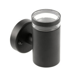 CGC Lighting Cgc Black Down Outdoor Wall Light Clear Ring Diffuser Modern Design Garden Patio Outside Door Terrace Gu10 Ip54 Weatherproof - thumbnail 5