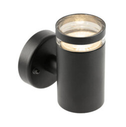 CGC Lighting Cgc Black Down Outdoor Wall Light Clear Ring Diffuser Modern Design Garden Patio Outside Door Terrace Gu10 Ip54 Weatherproof - thumbnail 2