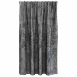 Berkfield Curtain With Curtains 2 Pcs Grey 140 X 140 Cm Velvet - thumbnail 3