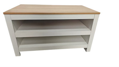 Kosy Koala Open Shoe Rack, Two-Tier Storage Shelf With Wooden Top - image 1