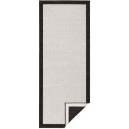 The Rugs Panama Reversible Indoor Outdoor Rug Flatweave Weatherproof Bordered In Black - thumbnail 5