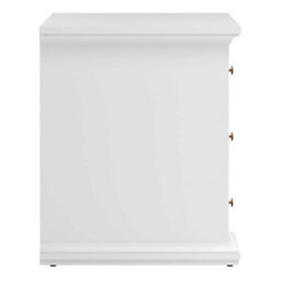 Wyld Haus Osaka Farmhouse White Wooden Desk With 3 Drawers - thumbnail 6