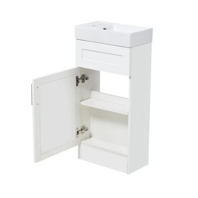400mm Bathroom Vanity Unit With Basin Sink Bathroom Storage Cabinet - image 1