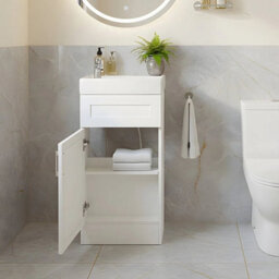 400mm Bathroom Vanity Unit With Basin Sink Bathroom Storage Cabinet - thumbnail 3