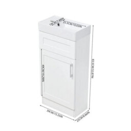 400mm Bathroom Vanity Unit With Basin Sink Bathroom Storage Cabinet - thumbnail 2