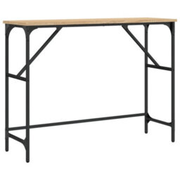 Berkfield Console Table Sonoma Oak 100X32X75 Cm Engineered Wood - thumbnail 2