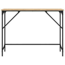 Berkfield Console Table Sonoma Oak 100X32X75 Cm Engineered Wood - thumbnail 4