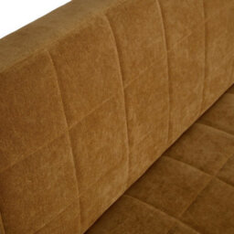 Vittoria Click Clack Sofa Bed In Premium Textured Linen 3 Seater Brown - thumbnail 7