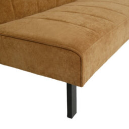 Vittoria Click Clack Sofa Bed In Premium Textured Linen 3 Seater Brown - thumbnail 8