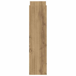 Walplus Narrow Storage Trolley 4 Tier Artisian Oak Engineered Wood - thumbnail 5