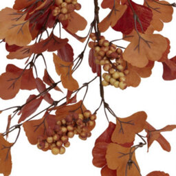 Hill Interiors Berries Autumn Artificial Plant Brown/orange/burgundy (82Cm) - thumbnail 2