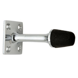 Chrome-Plated Wall-Mounted Door Stop