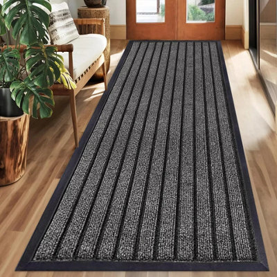 Heavy Duty Non Slip Rubber Barrier Mat  Hallway  Kitchen Runner Rug 50 X 90 Cm - image 1