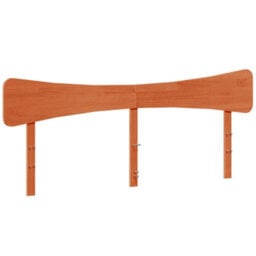 Berkfield Bed Frame Without Mattress Wax Brown 180X200 Cm Super King Solid Wood Pine - thumbnail 6