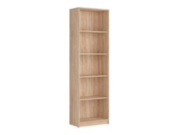 Arte Nepo Plus Oak Sonoma & White 60Cm Bookcase - Two-Tone 4-Shelf Youth Bookcase