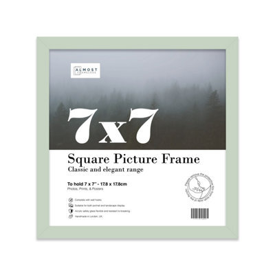 7X7 Mint Green Picture Frame (17.8 X 17.8Cm) Poster, Photo, Artwork, Gallery Wall Or Print - image 1