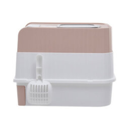 Darphe Pink Large Fully Enclosed Cat Litter Box With Uv Sterilization And Odor Control - thumbnail 5