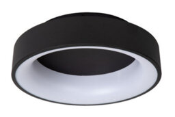Lucide Mirage Modern Flush Ceiling Light 38Cm - Led Dim. - 1X22W 2700K - Black - thumbnail 2