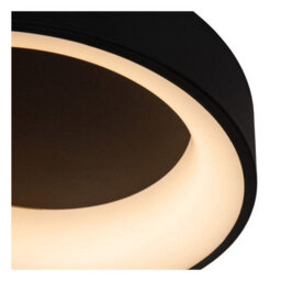 Lucide Mirage Modern Flush Ceiling Light 38Cm - Led Dim. - 1X22W 2700K - Black - thumbnail 3
