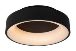 Lucide Mirage Modern Flush Ceiling Light 38Cm - Led Dim. - 1X22W 2700K - Black - thumbnail 1