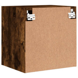Berkfield Tv Wall Cabinet Smoked Oak 40.5X30X40 Cm Engineered Wood - thumbnail 9