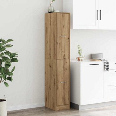 Walplus Apothecary Cabinet Artisian Oak 30X41X174.5 Cm Engineered Wood - image 1