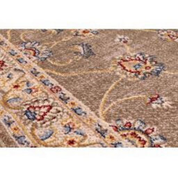 Green Traditional Bordered Floral Rug Easy To Clean Dining Room-120Cm X 170Cm - thumbnail 2