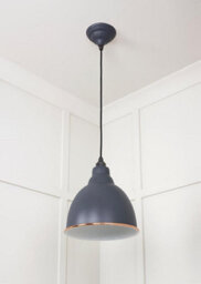 From the Anvil White Gloss Brindley Pendant In Slate - thumbnail 5