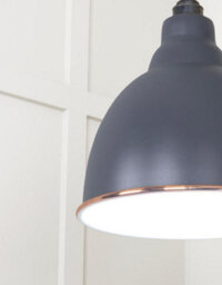 From the Anvil White Gloss Brindley Pendant In Slate - thumbnail 6