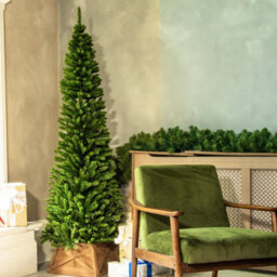 Christmas Tree World The 8Ft/240Cm Green Italian Pencilimo Christmas Tree - thumbnail 3