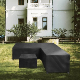 M 270X270X90Cm Heavy Duty L-Shape Garden Furniture Cover Outdoor Patio Rattan Corner Sofa Cover - thumbnail 5